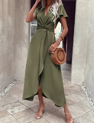 Rochie lunga SHEIN, verde