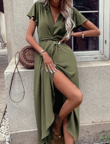 Rochie lunga SHEIN, verde