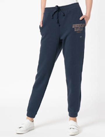 Pantaloni American Eagle, bleumarin