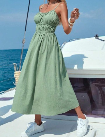 Rochie medie SHEIN, verde