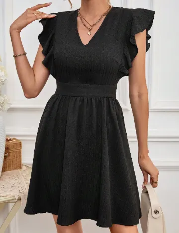 Rochie scurta SHEIN, negru Negru