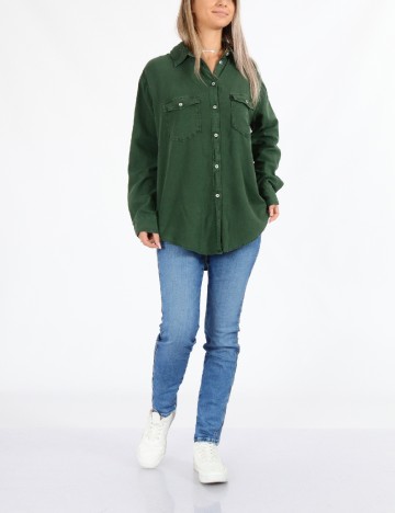 Camasa Oversize American Eagle, verde