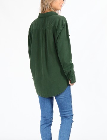 Camasa Oversize American Eagle, verde