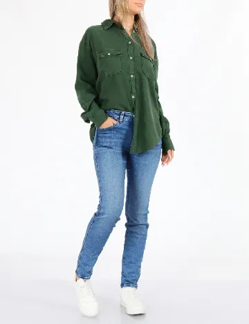 Camasa Oversize American Eagle, verde Verde