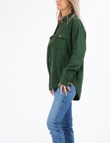 Camasa Oversize American Eagle, verde