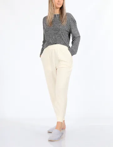 Pantaloni de pijama Aerie, crem Crem