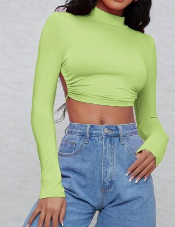 Top SHEIN, verde