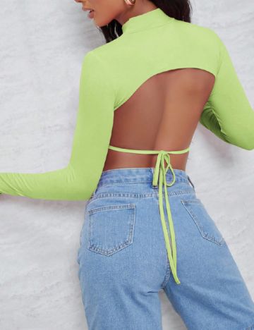 Top SHEIN, verde