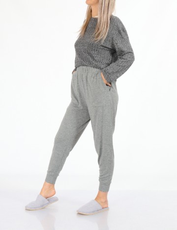 Pantaloni de pijama Aerie, gri