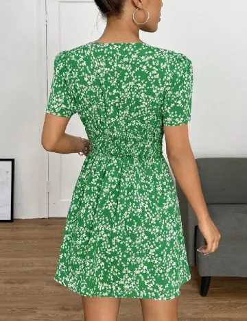 Rochie scurta SHEIN, verde Verde