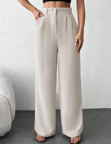 Pantaloni SHEIN, crem