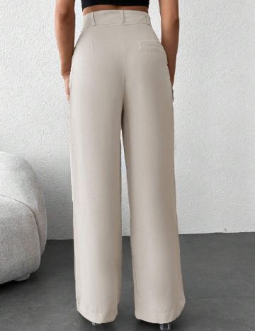 Pantaloni SHEIN, crem