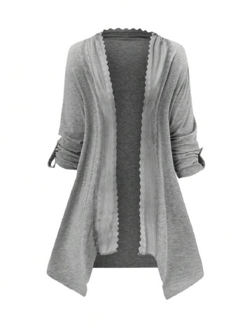 Cardigan SHEIN CURVE, gri