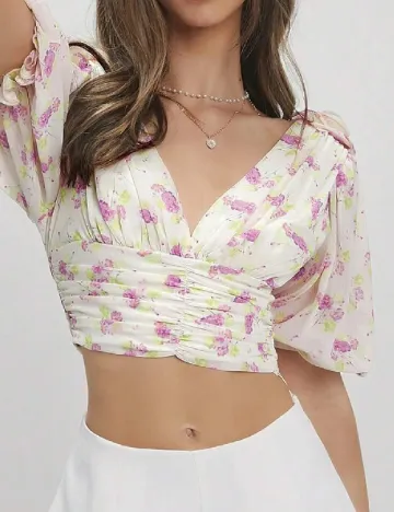 Top SHEIN, floral print Floral print