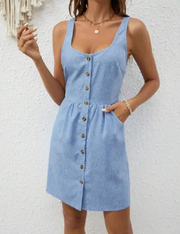 Rochie scurta SHEIN, albastru