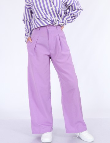 Pantaloni SHEIN, mov