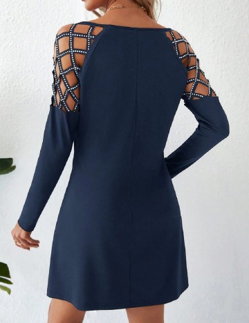 Rochie scurta SHEIN, bleumarin