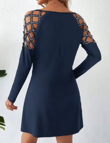 Rochie scurta SHEIN, bleumarin Albastru