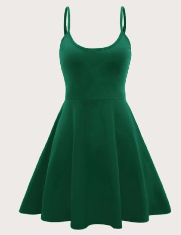 Rochie scurta SHEIN, verde