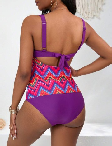 Costum de baie SHEIN, mix culori