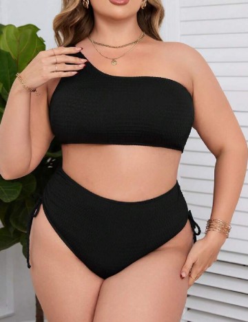 Costum de baie SHEIN CURVE, negru