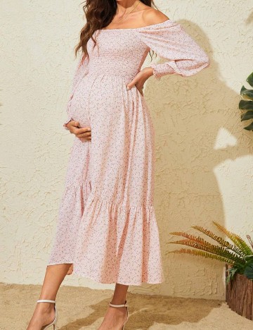 Rochie lunga SHEIN Maternity, roz