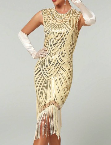 Rochie scurta SHEIN, galben