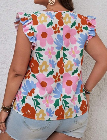 Bluza SHEIN CURVE, floral