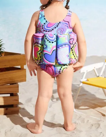 Costum de baie Shein Kids, mix culori Mix culori