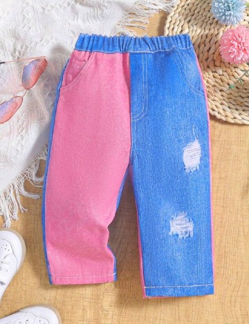 Pantaloni Shein Kids, mix culori