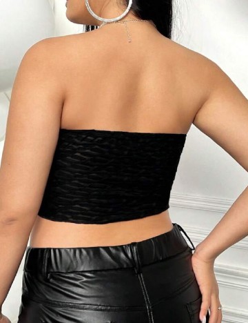 Top SHEIN CURVE, negru