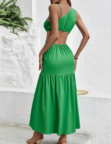 Rochie lunga SHEIN, verde