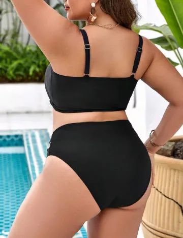 Costum de baie SHEIN CURVE, negru