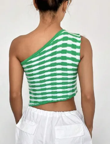 Top SHEIN, verde Verde