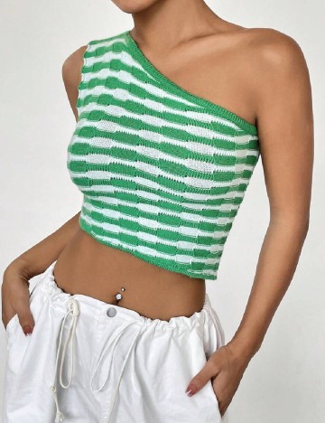 Top SHEIN, verde