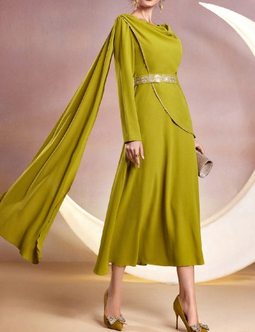 Rochie lunga SHEIN, verde