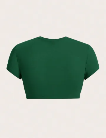 Top SHEIN, verde Verde