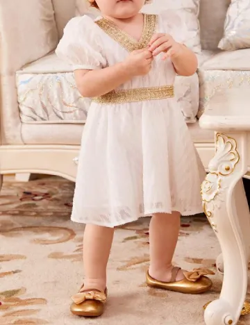 Rochie Shein Kids, alb Alb