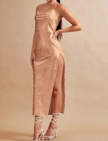 Rochie lunga SHEIN, maro