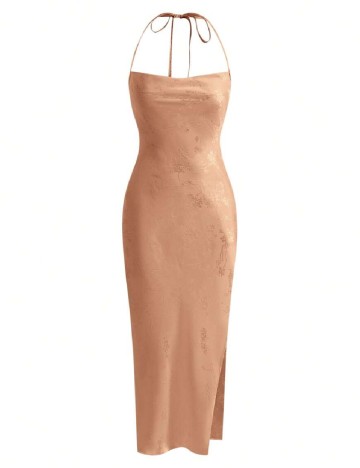 Rochie lunga SHEIN, maro