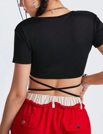 Top SHEIN, negru