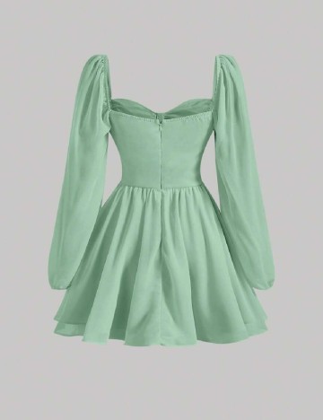 Rochie scurta SHEIN, verde