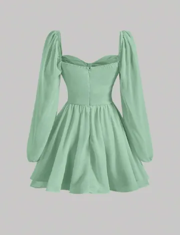 Rochie scurta SHEIN, verde Verde