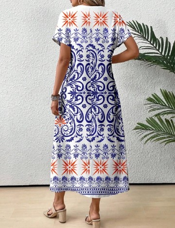 Rochie medie SHEIN, alb