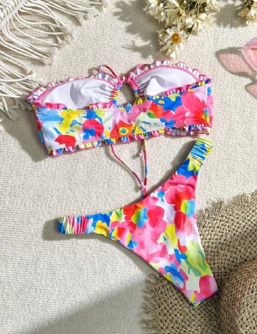 Costum de baie SHEIN, mix culori