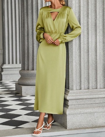 Rochie lunga SHEIN, verde