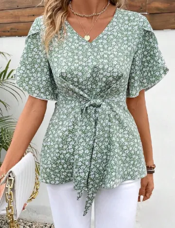 Bluza SHEIN, verde Verde