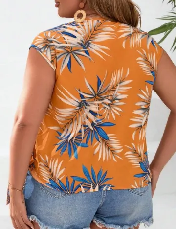 Bluza SHEIN CURVE, portocaliu Portocaliu