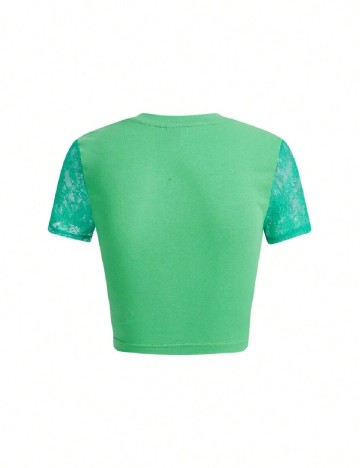 Top SHEIN, verde