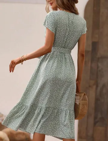 Rochie medie SHEIN, verde Verde